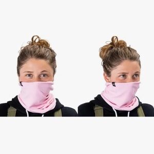 Mesh Knit Neck Gaiter with Snow Protection